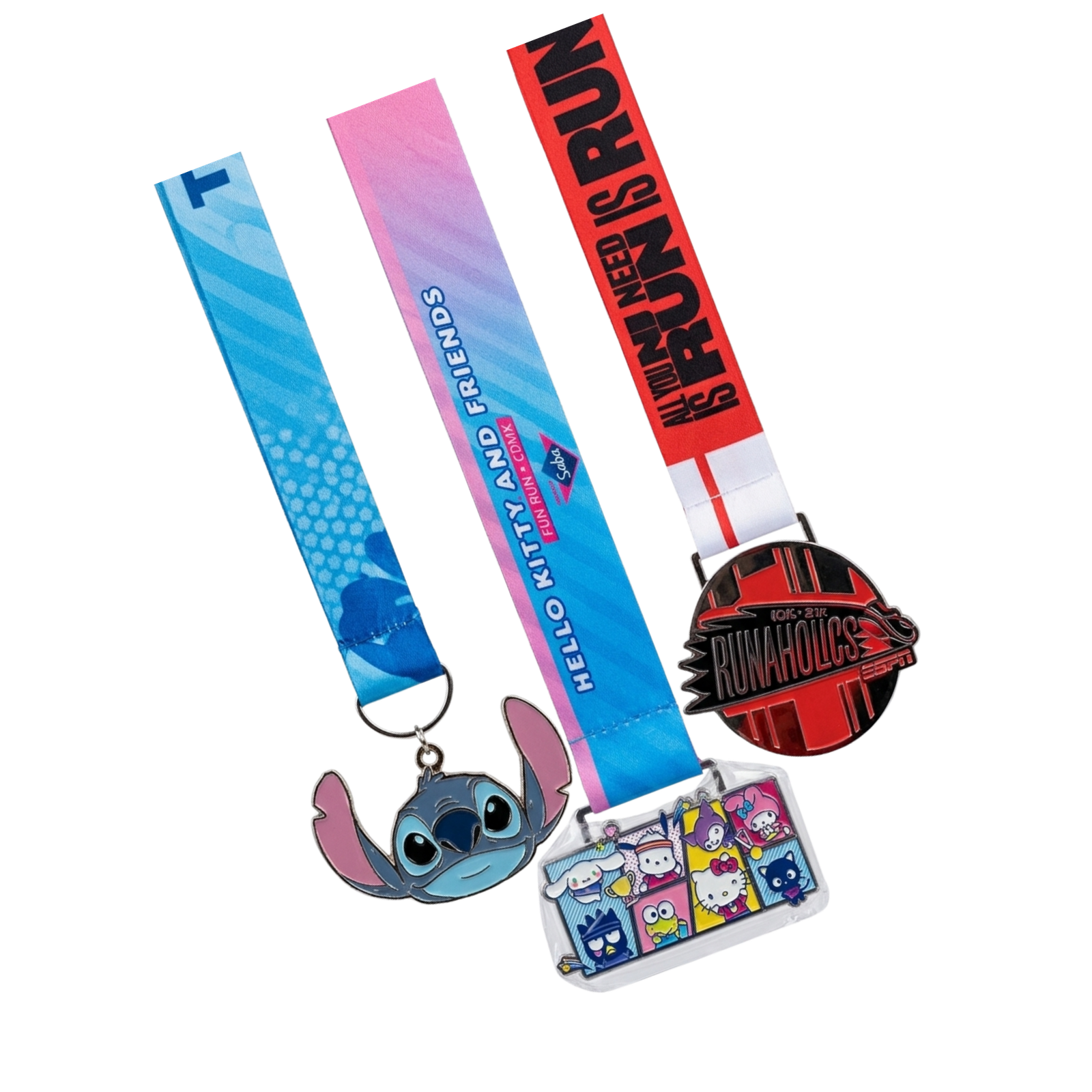 Medallas temáticas con listones